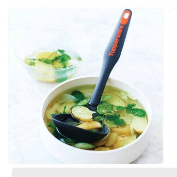 Tupperware Ladle Kitchen Tools Scoop Spoon Ladle Soft Grip handle Lightweight - Picture 4 of 12